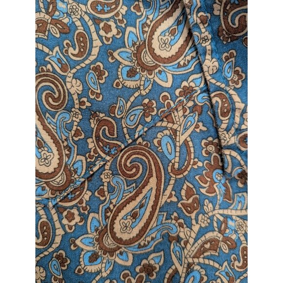 ROPER Womens Western Paisley Button Up Pearl Snap Size Large Cotton - Picture 3 of 8